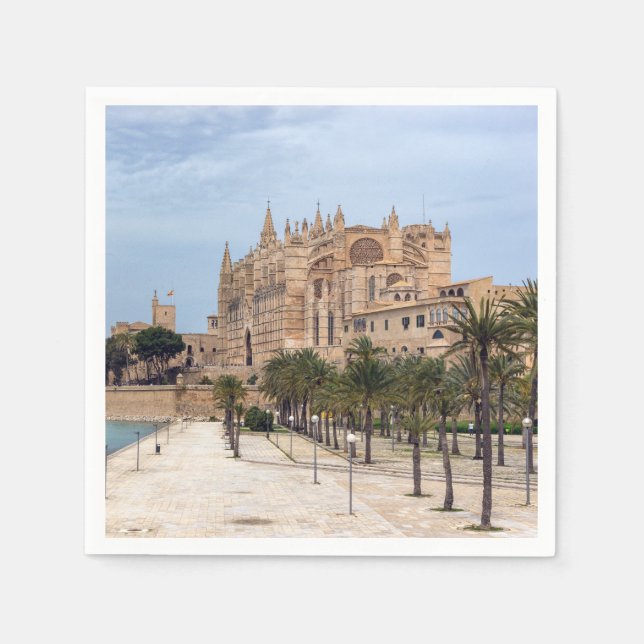 La Seu, katetern Palma de Mallorca - Spanien Pappersservett (Framsidan)