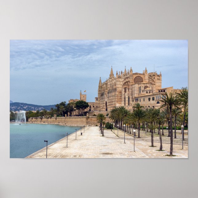 La Seu, katetern Palma de Mallorca - Spanien Poster (Framsidan)