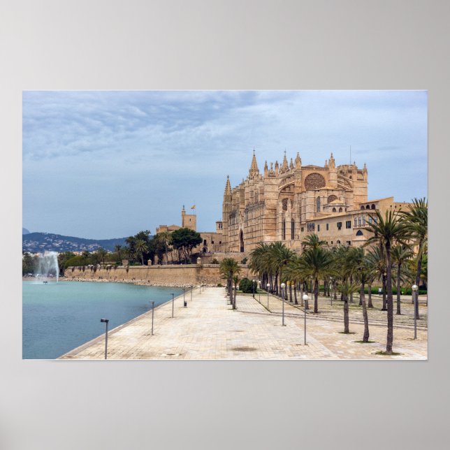 La Seu, katetern Palma de Mallorca - Spanien Poster (Framsidan)