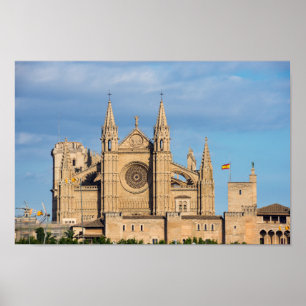 La Seu, katetern Palma de Mallorca - Spanien Poster