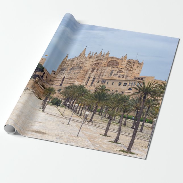 La Seu, katetern Palma de Mallorca - Spanien Presentpapper (Utrullad)