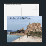 La Seu, katetern Palma de Mallorca - Spanien Vykort<br><div class="desc">La Seu,  Santa Maria-katedralen. Det är en gotisk-romersk-katolsk katedral i Palma de Mallorca - Balearerna,  Spanien.</div>