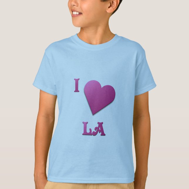 LA - SHOCK ROSA TEE (Framsida)
