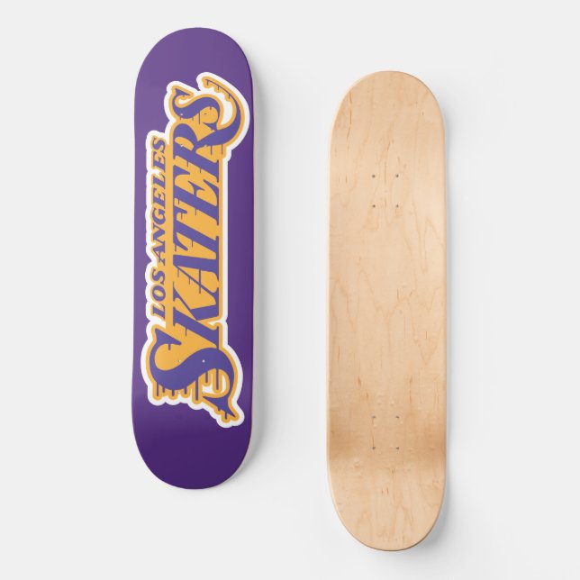 LA SK8'ERS MINI SKATEBOARD BRÄDA 18,5 CM (Framsida)