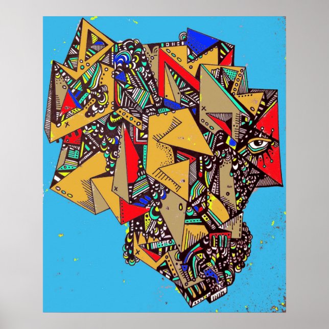 LA SKULL POSTER (Framsidan)