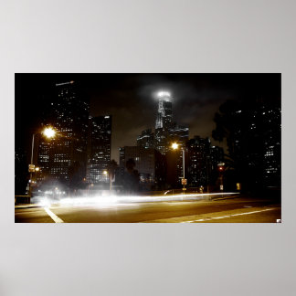 LA Skyline 2 - Skriv ut Poster