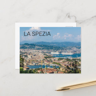 La Spezia Cityscape Liguria Italien Helgdag Souven Helg Vykort