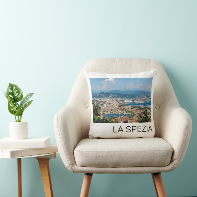 La Spezia Cityscape Liguria Italien Helgdag Souven Kudde (Stol)