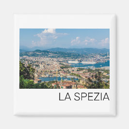 La Spezia Cityscape Liguria Italien Helgdag Souven Magnet