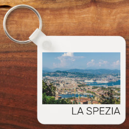 La Spezia Cityscape Liguria Italien Helgdag Souven Nyckelring