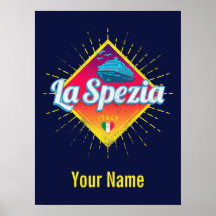 La Spezia Liguria Italien Retro Cruise Frakt Vinta