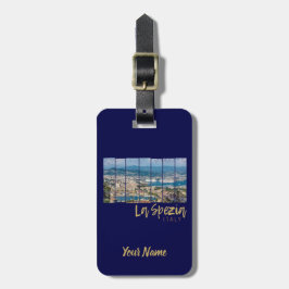 La Spezia Liguria Italien Vintage Souvenir Bagagebricka