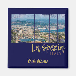 La Spezia Liguria Italien Vintage Souvenir Magnet