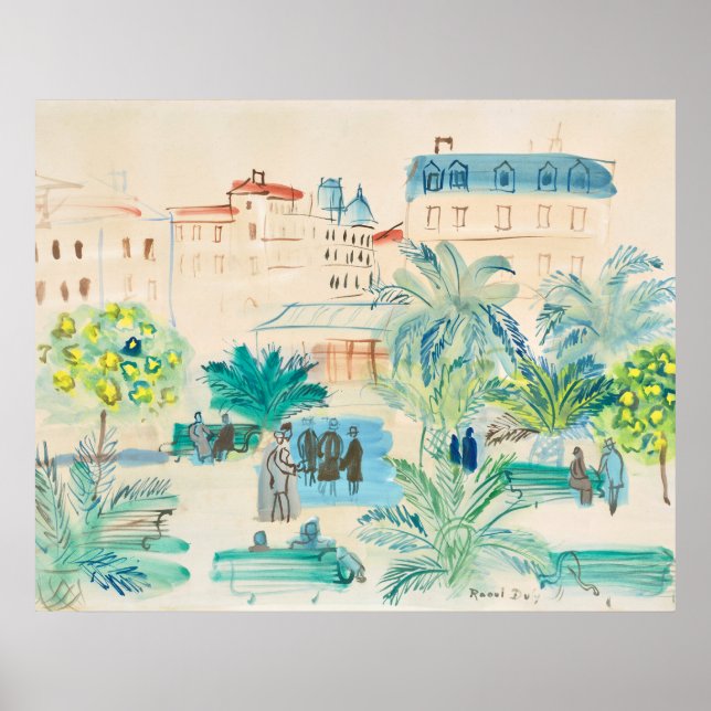 La Ställe Arago | Raoul Dufy Poster (Framsidan)