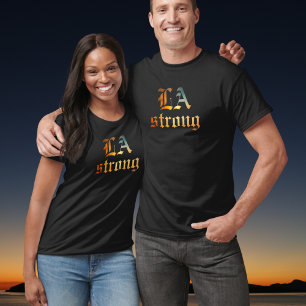 LA Starka eld Los Angeles Kalifornien T Shirt