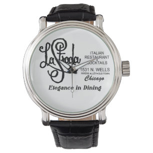 La Strada Restaurant, Old Town, Chicago, IL Armbandsur