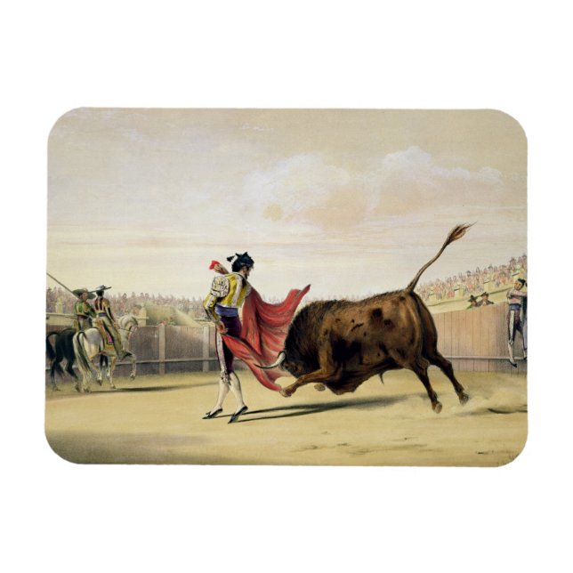 La Suerte de la Capa, 1865 (färg litho) Magnet (Horisontell)