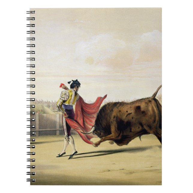 La Suerte de la Capa, 1865 (färglithoen) Anteckningsbok (Framsidan)