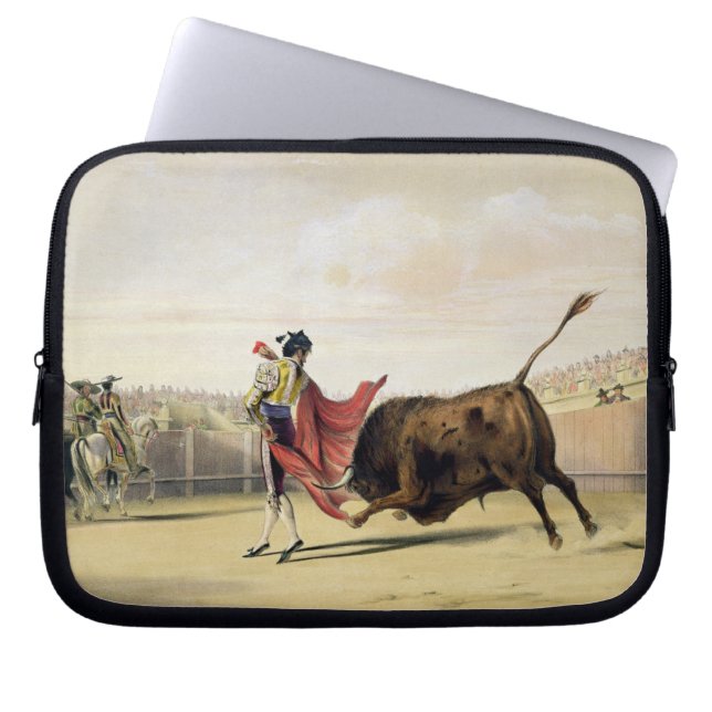 La Suerte de la Capa, 1865 (färglithoen) Laptop Fodral (Framsidan)