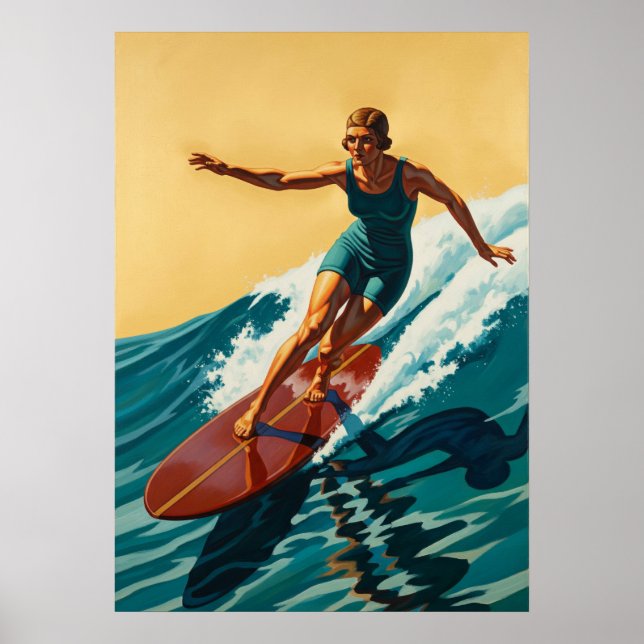 LA SURFEUSE (Surfer) Poster (Framsidan)