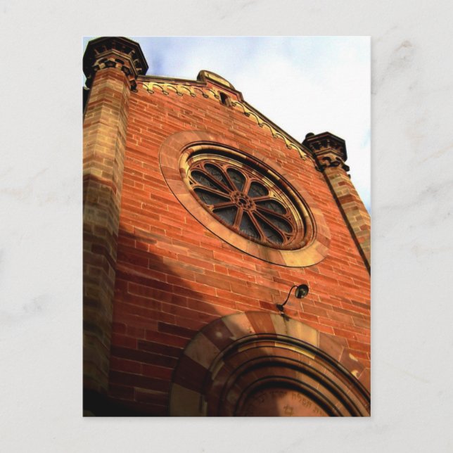 La Synagogue d'Obernai Vykort (Framsida)