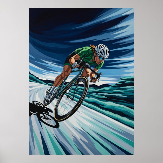 LA TANGENTE VIVE (Vass Tangent) Coola och Rega Poster (Framsidan)