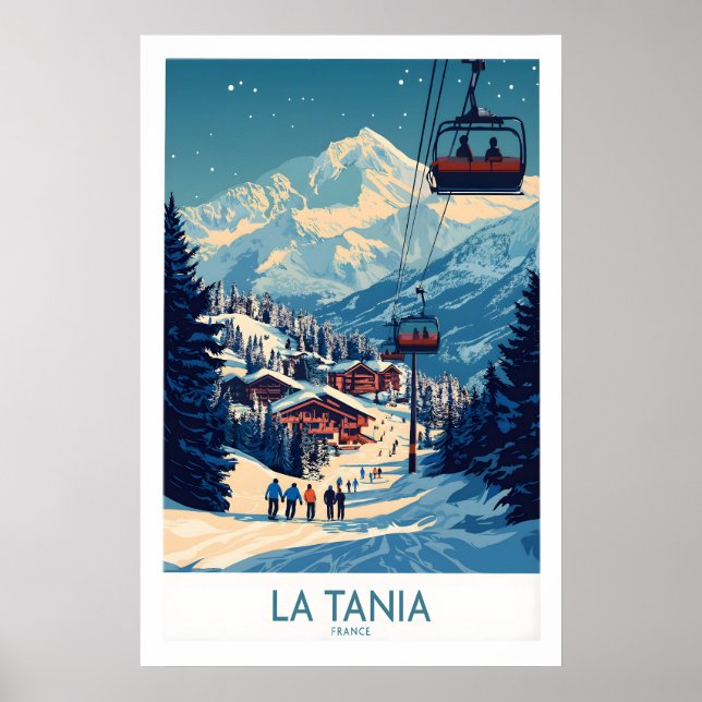 La Tania Wall Art Skidposter 1 Poster (Framsidan)