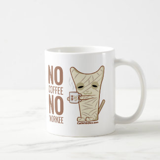 La taza de la momia - No Coffee No Workee Kaffemugg