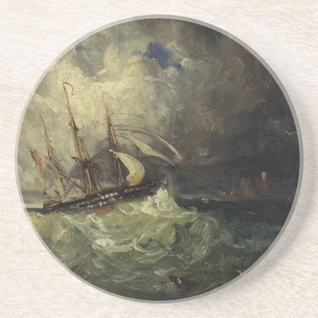 La Tempête - Félix Ziem Underlägg (Framsidan)