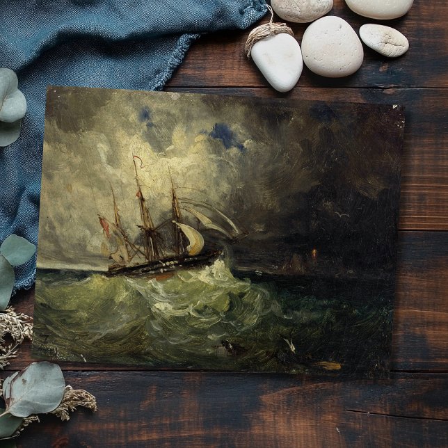 La Tempête - Félix Ziem Vykort (Skapare uppladdad)