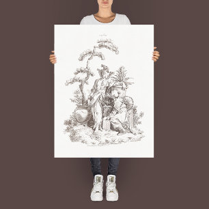 La Terre" från serien "Fyra Inslag". Poster