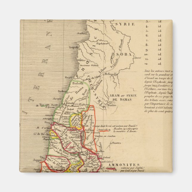 La Terre Sainte sous Salomon Magnet (Framsidan)