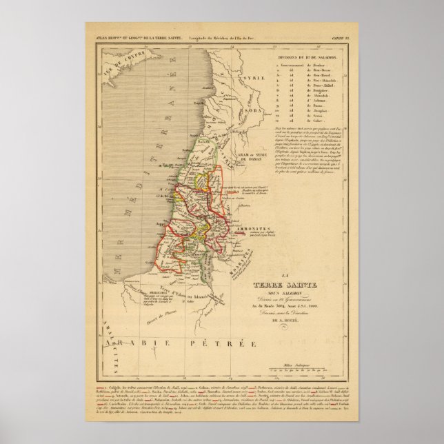 La Terre Sainte sous Salomon Poster (Framsidan)