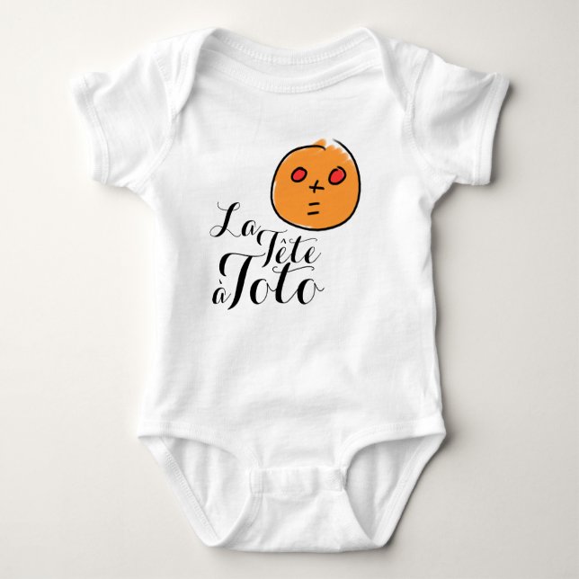 La Tête à Toto Funny Math Jokes Baby Bodykostym T-shirt (Framsida)