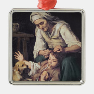 La Toilette Domestique', 1670-75 Julgransprydnad Metall