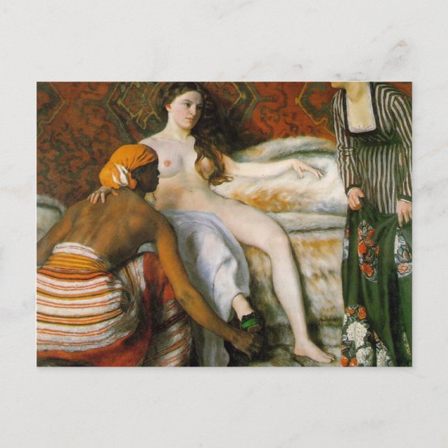 La Toilette, Frederick Brazille Vykort (Framsida)