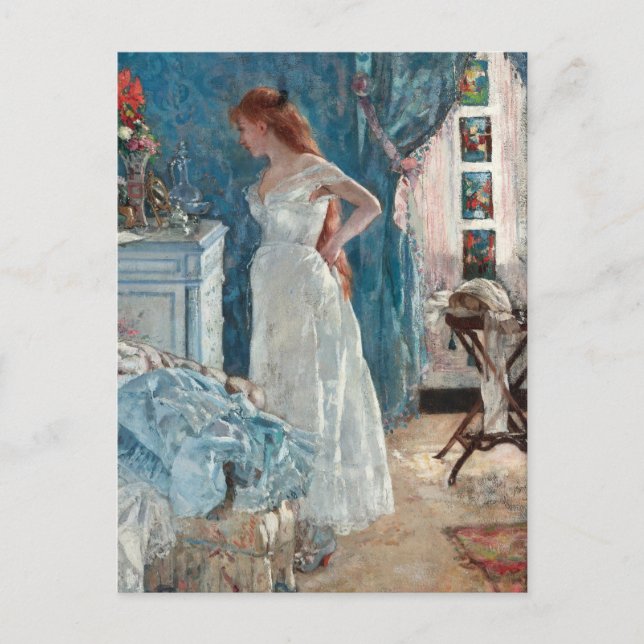 La Toilette | Henri Gervex Vykort (Framsida)