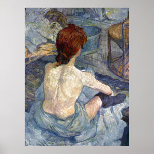 La Toilette Rousse - Toulouse-Lautrec Painting Poster