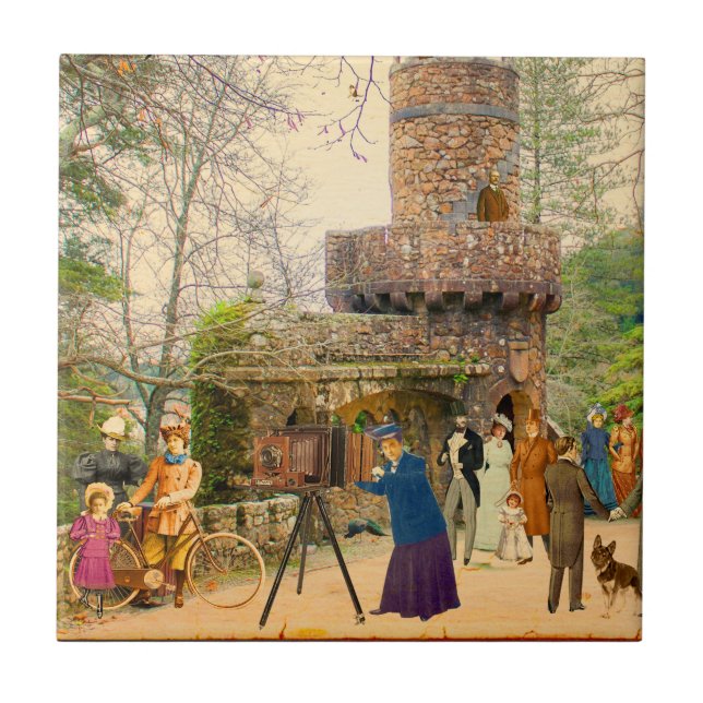 La torre de la Quinta da Regaleira Kakelplatta (Framsidan)