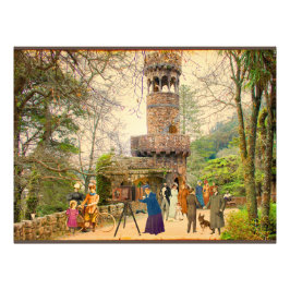 La torre de la Quinta da Regaleira (Portugal) Fototryck