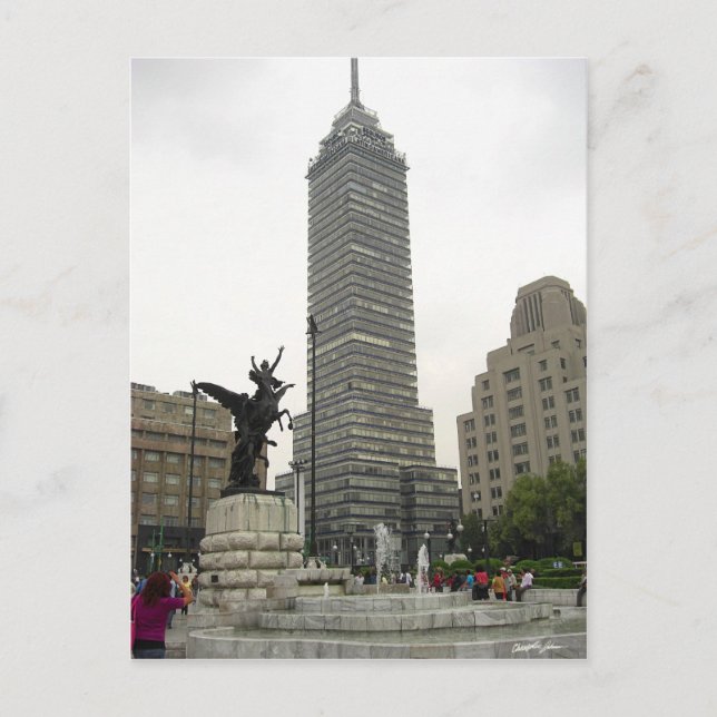 La Torre Latinoamericana desde Bellas Artes Vykort (Framsida)