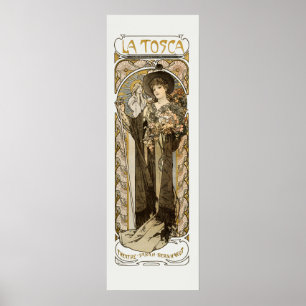La Tosca Alphonse Mucha Small Poster