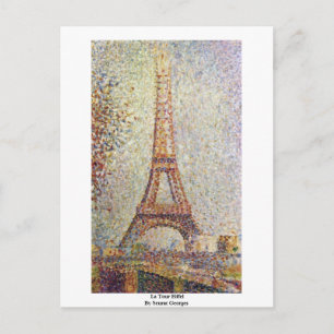 La Tour Eiffel av Seurat Georges Vykort