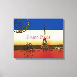 La Tour Eiffel Canvastryck