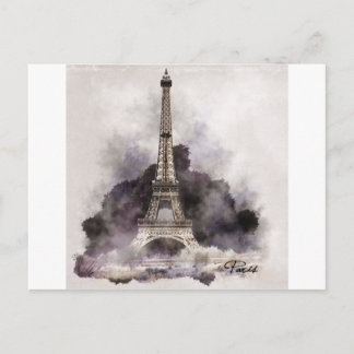 La Tour Eiffel de Paris. Vykort