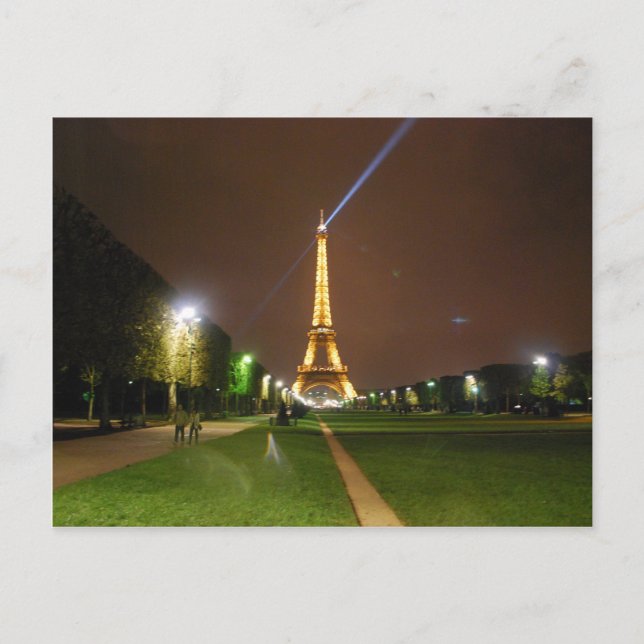 La Tour Eiffel, Eiffel Torn - Paris, Frankrike Vykort (Framsida)