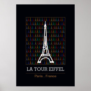 La Tour Eiffel/fransk decor Poster