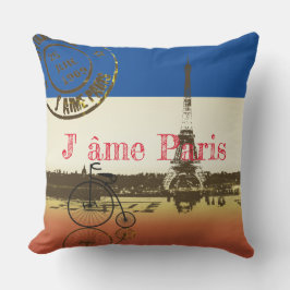 La Tour Eiffel Poster Kudde