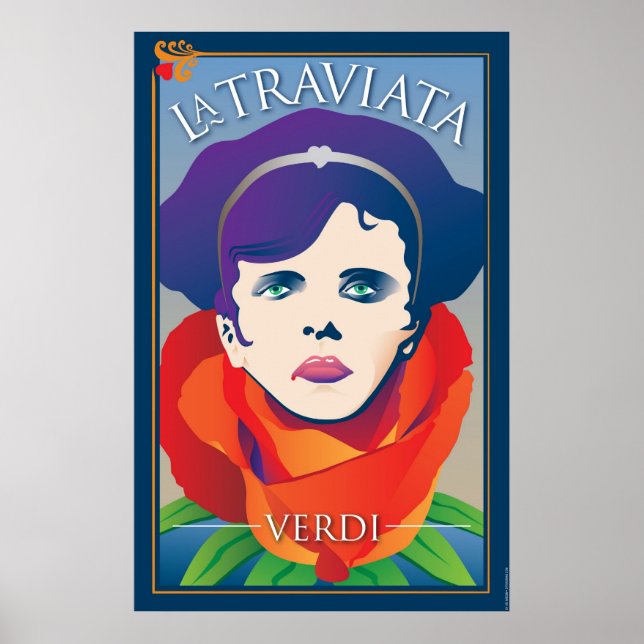 La Traviata, Opera Poster (Framsidan)