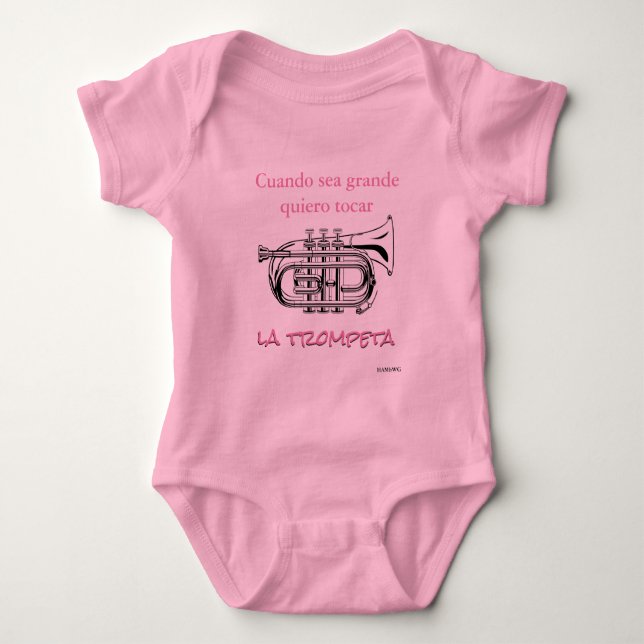 la trompeta t shirt (Framsida)